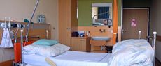Banner: Spitalsbett