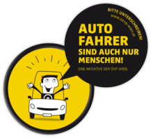 Bild: Autofahrer sind auch nur Menschen - Eine initiative der ÖVP Wien
