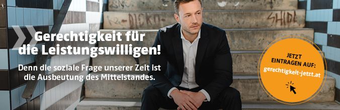 Banner: Gernot Blümel