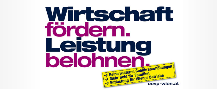 Banner: Wirtschaft fördern. Leistung belohnen.
